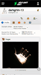 Mobile Screenshot of darkgrim-13.deviantart.com