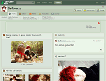 Tablet Screenshot of ela-towerxz.deviantart.com