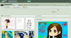 Desktop Screenshot of notsoimportant.deviantart.com