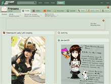 Tablet Screenshot of friezaess.deviantart.com