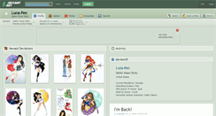 Desktop Screenshot of luna-pen.deviantart.com