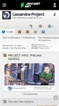 Mobile Screenshot of cassandra-project.deviantart.com