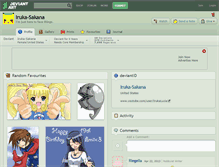 Tablet Screenshot of iruka-sakana.deviantart.com