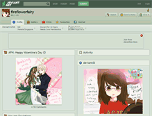 Tablet Screenshot of fireflowerfairy.deviantart.com