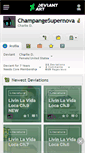 Mobile Screenshot of champangesupernova.deviantart.com