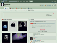 Tablet Screenshot of jemms2012.deviantart.com