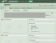Tablet Screenshot of catastrofix.deviantart.com