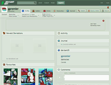 Tablet Screenshot of gpremier.deviantart.com