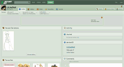 Desktop Screenshot of lilladyex.deviantart.com