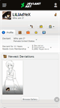 Mobile Screenshot of lilladyex.deviantart.com