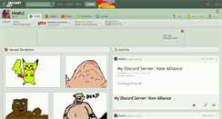 Desktop Screenshot of heath2.deviantart.com