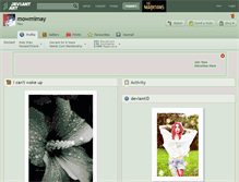 Tablet Screenshot of mowmimay.deviantart.com
