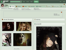Tablet Screenshot of cklo.deviantart.com
