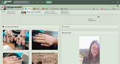 Desktop Screenshot of hattygonemad59.deviantart.com