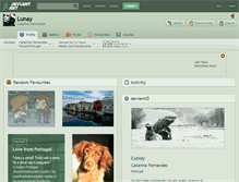 Tablet Screenshot of lunay.deviantart.com