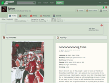 Tablet Screenshot of ephon.deviantart.com