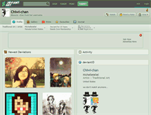 Tablet Screenshot of chiwi-chan.deviantart.com