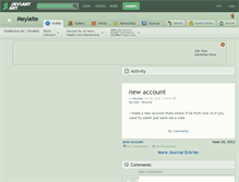 Tablet Screenshot of meylaite.deviantart.com