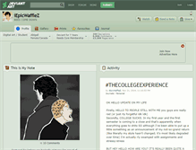 Tablet Screenshot of iepicwafflez.deviantart.com
