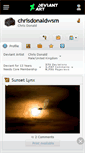 Mobile Screenshot of chrisdonaldwsm.deviantart.com