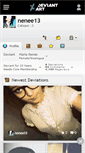 Mobile Screenshot of nenee13.deviantart.com