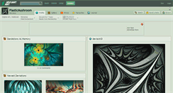 Desktop Screenshot of plasticmushroom.deviantart.com