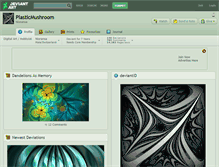Tablet Screenshot of plasticmushroom.deviantart.com