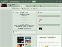 Tablet Screenshot of drugged-love.deviantart.com