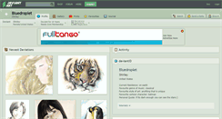 Desktop Screenshot of bluedroplet.deviantart.com