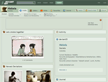 Tablet Screenshot of niebela.deviantart.com