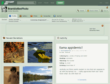 Tablet Screenshot of bramblebeephoto.deviantart.com