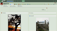Desktop Screenshot of dragon20329.deviantart.com