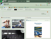 Tablet Screenshot of meow-chi.deviantart.com