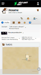 Mobile Screenshot of mosame.deviantart.com