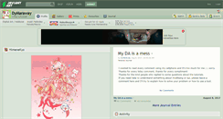 Desktop Screenshot of dymaraway.deviantart.com