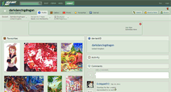Desktop Screenshot of darkdancingdragon.deviantart.com