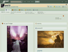 Tablet Screenshot of pearl10.deviantart.com