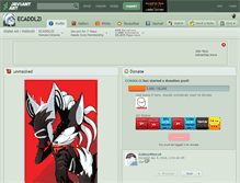 Tablet Screenshot of ecaddlzi.deviantart.com