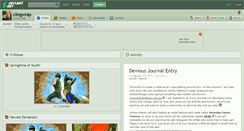 Desktop Screenshot of clingwrap.deviantart.com
