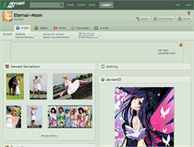 Tablet Screenshot of eternal--moon.deviantart.com