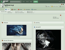 Tablet Screenshot of optiknerve-gr.deviantart.com