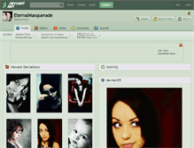 Tablet Screenshot of eternalmasquerade.deviantart.com