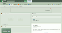 Desktop Screenshot of dont.deviantart.com