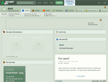 Tablet Screenshot of dont.deviantart.com