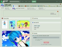 Tablet Screenshot of aoki-lapis.deviantart.com