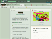 Tablet Screenshot of noitamina-animation.deviantart.com