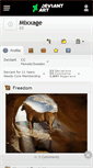 Mobile Screenshot of mixxage.deviantart.com