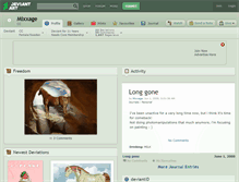 Tablet Screenshot of mixxage.deviantart.com