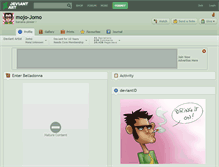 Tablet Screenshot of mojo-jomo.deviantart.com