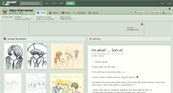 Desktop Screenshot of mayu-chan-sensei.deviantart.com